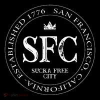 San Francisco Sucka Free City Sf Patch Badge Logo Sustainable Bucket Hat
