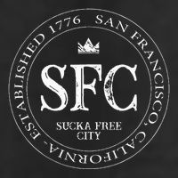 San Francisco Sucka Free City Sf Patch Badge Logo Adult Drive Performance Visor