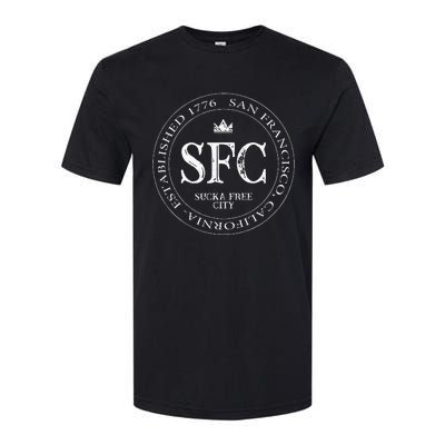 San Francisco Sucka Free City Sf Patch Badge Logo Softstyle® CVC T-Shirt