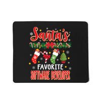 SantaS Favorite Software Developer Santa Hat Xmas Mousepad