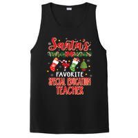 SantaS Favorite Special Education Teacher Santa Hat Xmas PosiCharge Competitor Tank