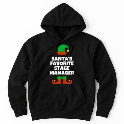 SantaS Favorite Stage Manager Christmas Funny Hat Hoodie