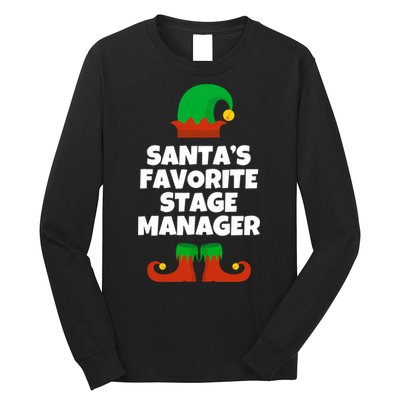 SantaS Favorite Stage Manager Christmas Funny Hat Long Sleeve Shirt