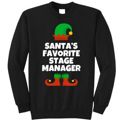 SantaS Favorite Stage Manager Christmas Funny Hat Sweatshirt