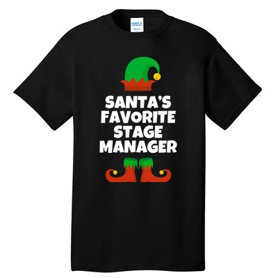 SantaS Favorite Stage Manager Christmas Funny Hat Tall T-Shirt