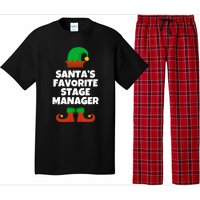 SantaS Favorite Stage Manager Christmas Funny Hat Pajama Set