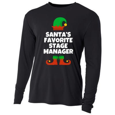 SantaS Favorite Stage Manager Christmas Funny Hat Cooling Performance Long Sleeve Crew