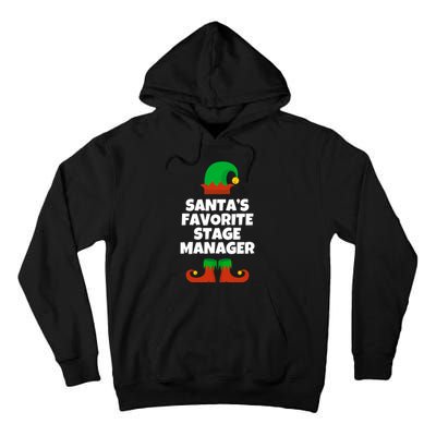 SantaS Favorite Stage Manager Christmas Funny Hat Tall Hoodie