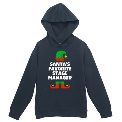 SantaS Favorite Stage Manager Christmas Funny Hat Urban Pullover Hoodie