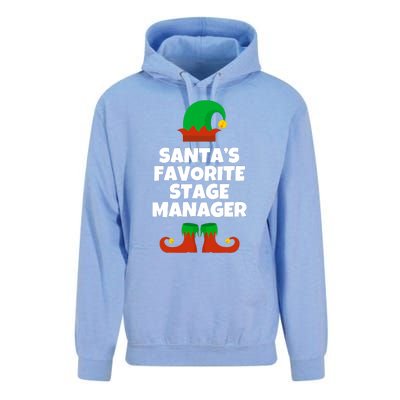 SantaS Favorite Stage Manager Christmas Funny Hat Unisex Surf Hoodie