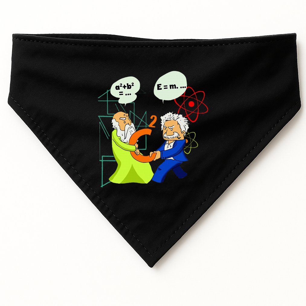 Secret Funny Science Nerdy Biology Physic Math Lover USA-Made Doggie Bandana