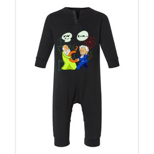 Secret Funny Science Nerdy Biology Physic Math Lover Infant Fleece One Piece