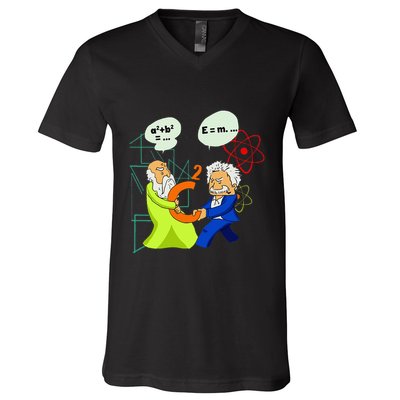 Secret Funny Science Nerdy Biology Physic Math Lover V-Neck T-Shirt