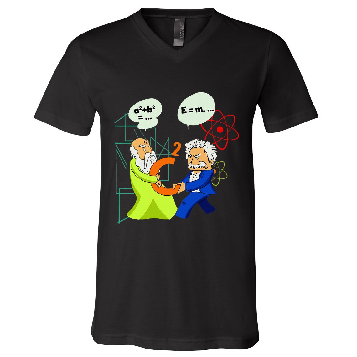 Secret Funny Science Nerdy Biology Physic Math Lover V-Neck T-Shirt