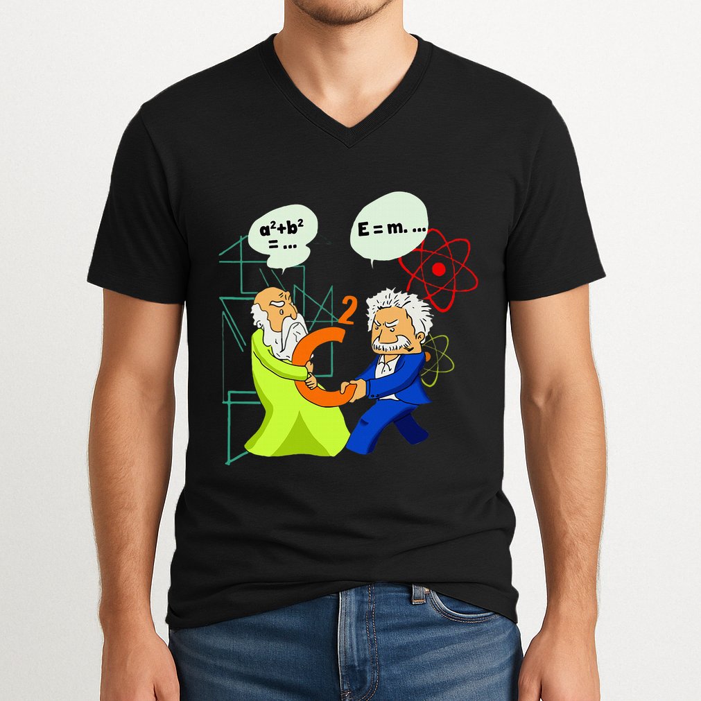 Secret Funny Science Nerdy Biology Physic Math Lover V-Neck T-Shirt