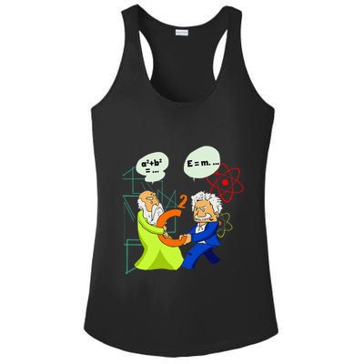 Secret Funny Science Nerdy Biology Physic Math Lover Ladies PosiCharge Competitor Racerback Tank