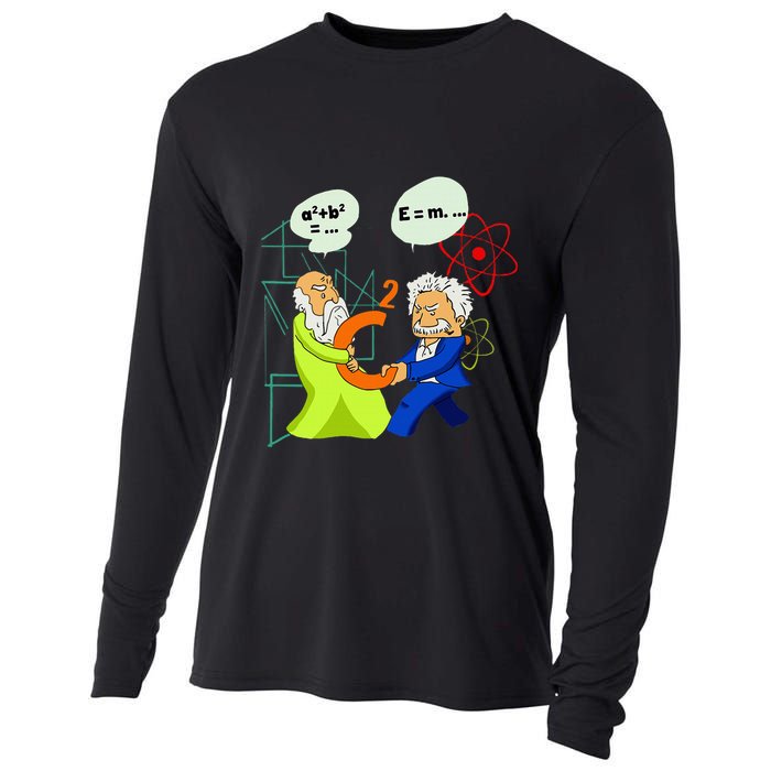 Secret Funny Science Nerdy Biology Physic Math Lover Cooling Performance Long Sleeve Crew