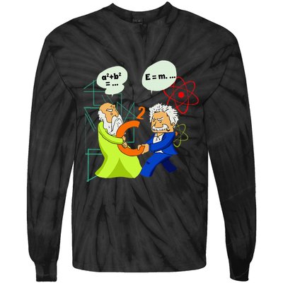 Secret Funny Science Nerdy Biology Physic Math Lover Tie-Dye Long Sleeve Shirt