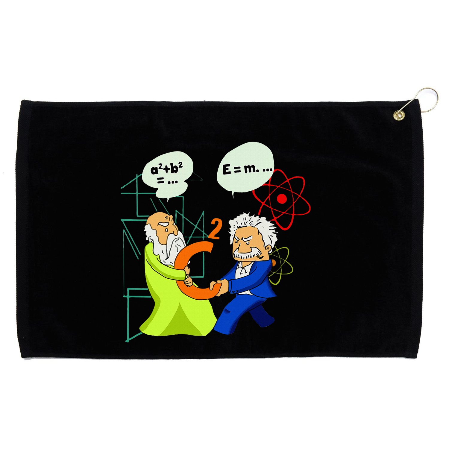 Secret Funny Science Nerdy Biology Physic Math Lover Grommeted Golf Towel