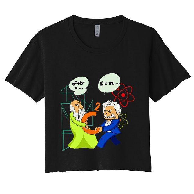 Secret Funny Science Nerdy Biology Physic Math Lover Women's Crop Top Tee