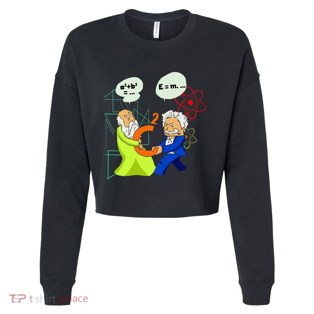 Secret Funny Science Nerdy Biology Physic Math Lover Cropped Pullover Crew