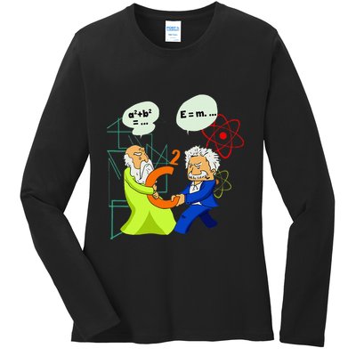 Secret Funny Science Nerdy Biology Physic Math Lover Ladies Long Sleeve Shirt