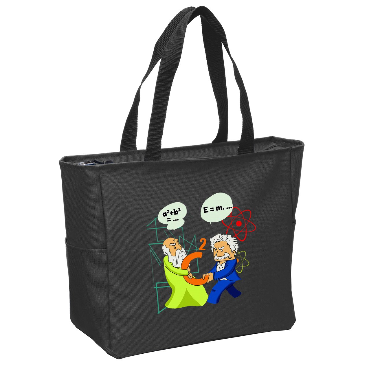 Secret Funny Science Nerdy Biology Physic Math Lover Zip Tote Bag