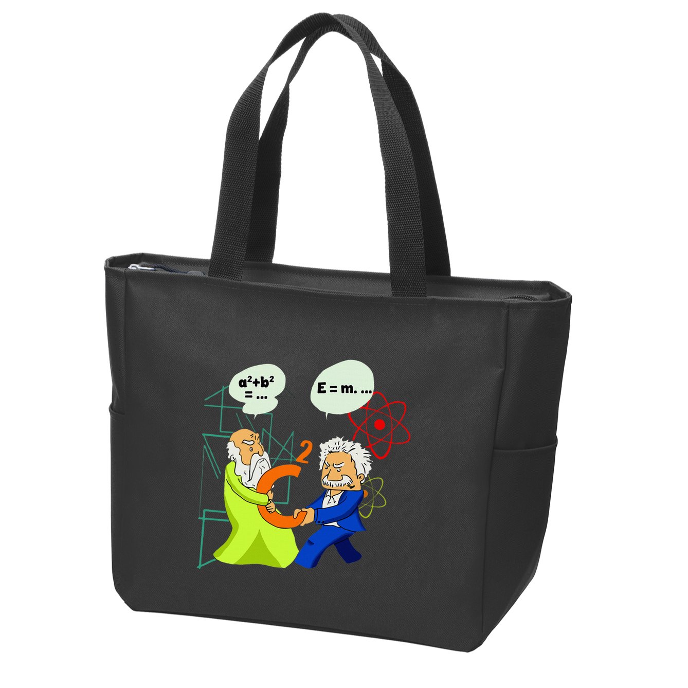 Secret Funny Science Nerdy Biology Physic Math Lover Zip Tote Bag
