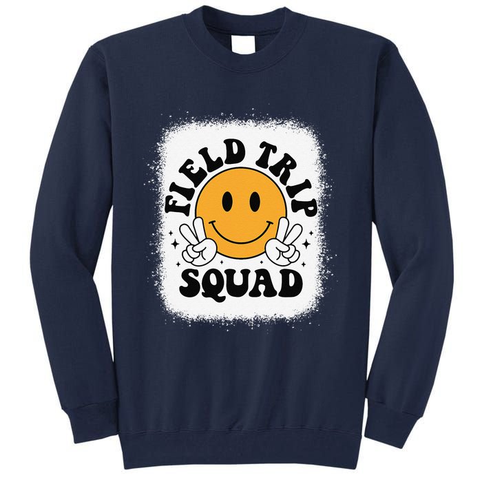 School Fieldtrip Squad Groovy Field Day 2024 Teacher Tall Sweatshirt