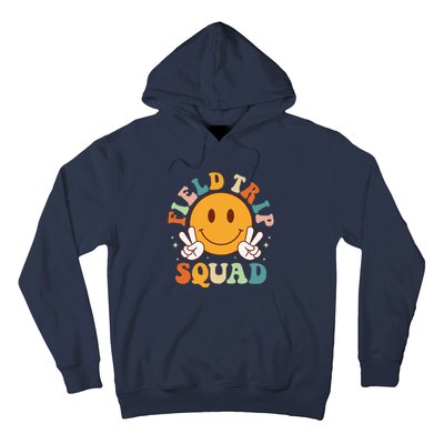 School Fieldtrip Squad Groovy Field Day 2024 Teacher Hoodie