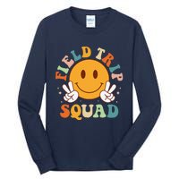 School Fieldtrip Squad Groovy Field Day 2024 Teacher Tall Long Sleeve T-Shirt