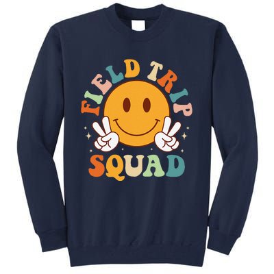 School Fieldtrip Squad Groovy Field Day 2024 Teacher Tall Sweatshirt