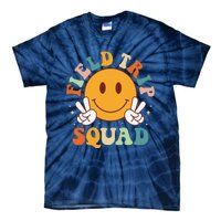 School Fieldtrip Squad Groovy Field Day 2024 Teacher Tie-Dye T-Shirt