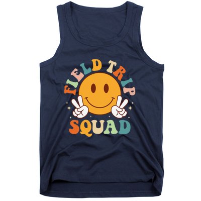 School Fieldtrip Squad Groovy Field Day 2024 Teacher Tank Top