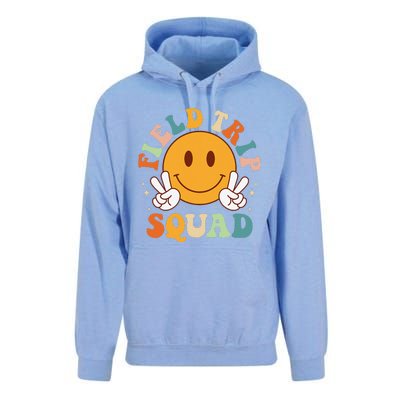 School Fieldtrip Squad Groovy Field Day 2024 Teacher Unisex Surf Hoodie