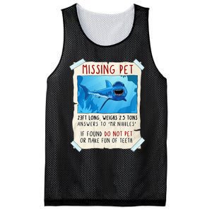 Shark Funny Shark Great White Tee Shark Mesh Reversible Basketball Jersey Tank