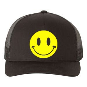 SMILEY FACE Yupoong Adult 5-Panel Trucker Hat