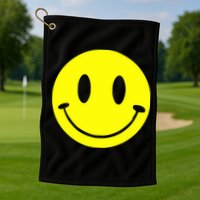 SMILEY FACE Golf Towel