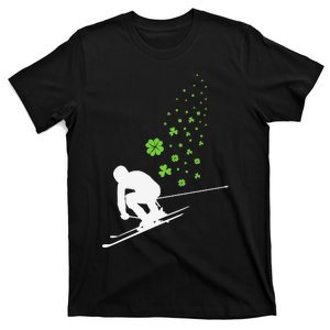 Ski Freestyle Skiing Patricks Day T-Shirt