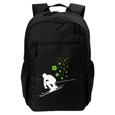 Ski Freestyle Skiing Patricks Day Daily Commute Backpack