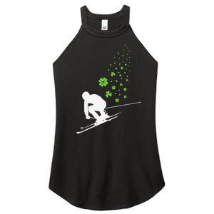 Ski Freestyle Skiing Patricks Day Women’s Perfect Tri Rocker Tank