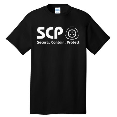 Scp Foundation Scp Secure Contain Protect Tall T-Shirt