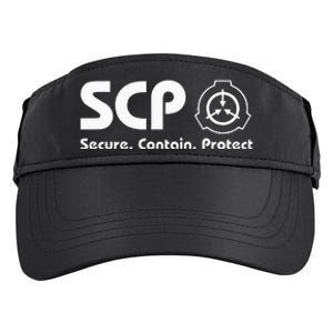 Scp Foundation Scp Secure Contain Protect Adult Drive Performance Visor