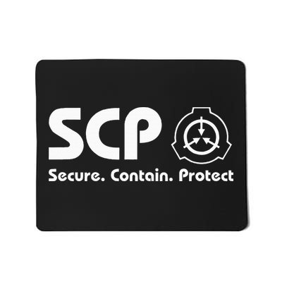 Scp Foundation Scp Secure Contain Protect Mousepad