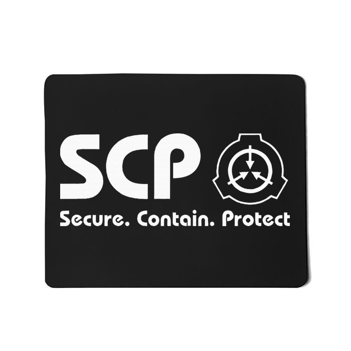 Scp Foundation Scp Secure Contain Protect Mousepad