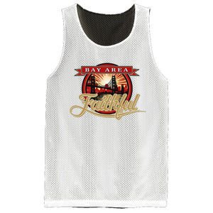 San Francisco Sunday Bay Area Faithful Mesh Reversible Basketball Jersey Tank