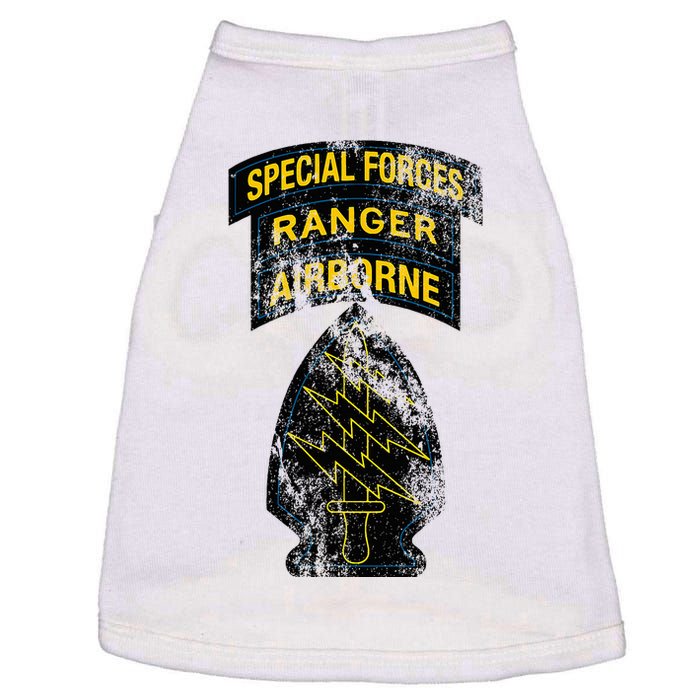 Special Forces Sf Ranger Tab Retro Vintage Doggie Tank