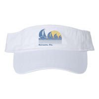 Sarasota Fl Sailboat Vintage 80s Sunset Valucap Bio-Washed Visor