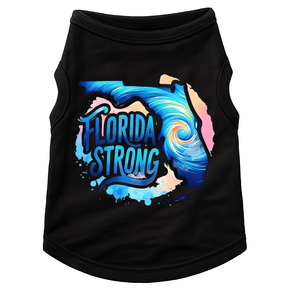 Support Florida Stay Western Strong Florida Hurricane Milton Doggie Tank