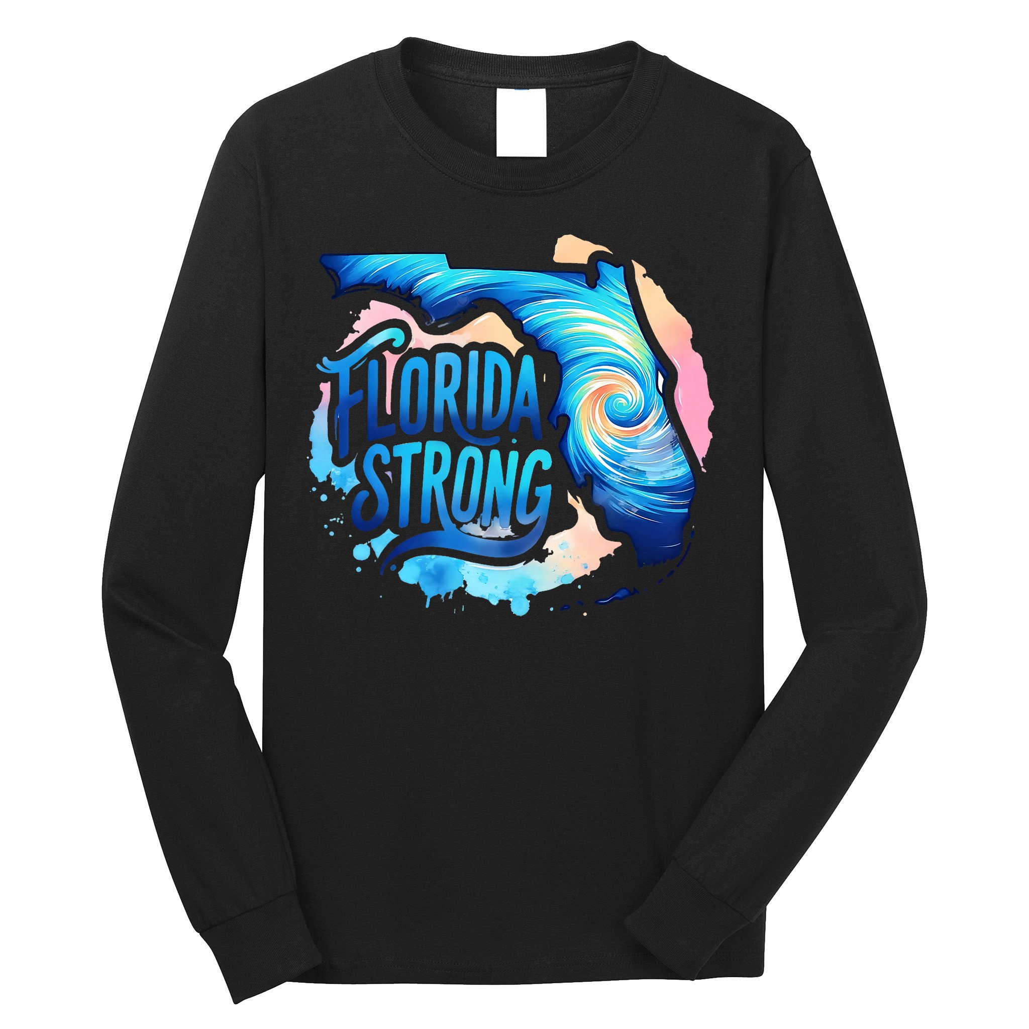 Support Florida Stay Western Strong Florida Hurricane Milton Long Sleeve Shirt